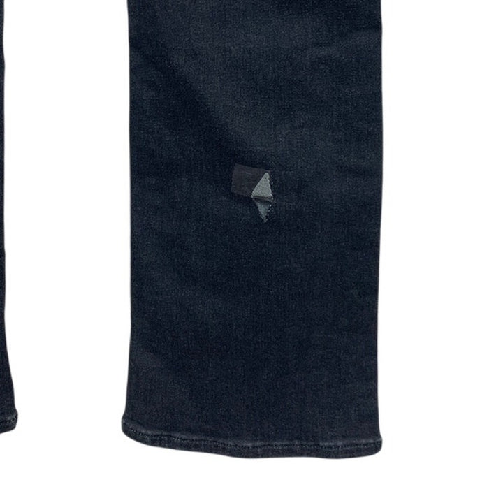 New American Eagle Womens Size 4 High Rise Skinny Kick Black Denim Jeans