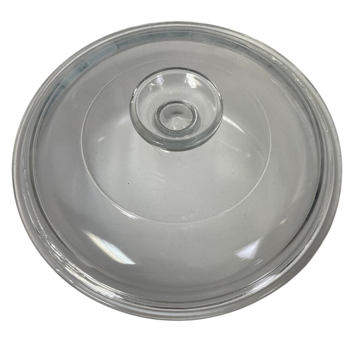 Corningware F-5-B 1.6 Liter Made In USA Round Ceramic DIsh Bowl w Glass Lid