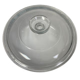 Corningware F-5-B 1.6 Liter Made In USA Round Ceramic DIsh Bowl w Glass Lid