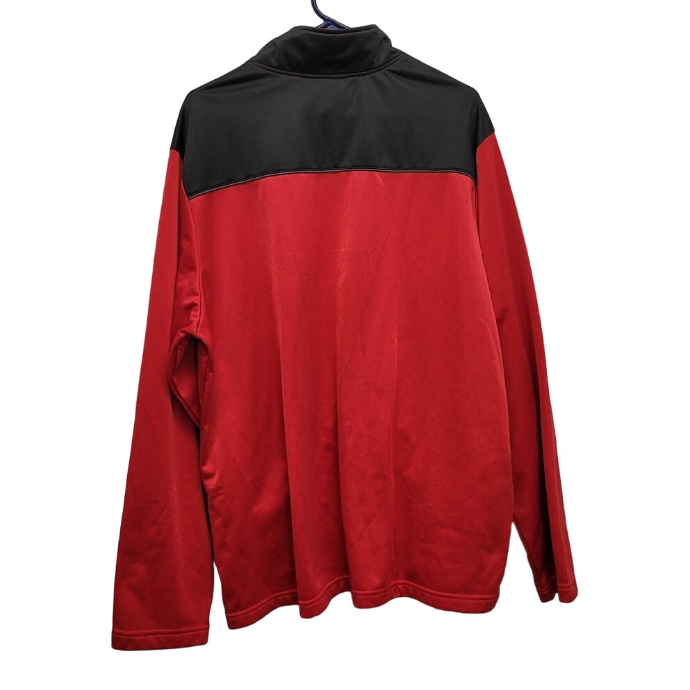 AND1 Mens 2XL 100% Polyester Long Sleeve Full Zip Jacket w Front Pockets