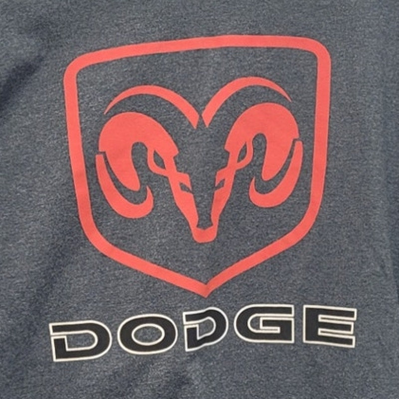 Gildan Mens XL PolyCotton Dodge Dark Gray Short Sleeve Crew Neck Tee Shirt
