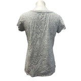 2 Proplayer Apt 9 Floral Cris Cross Front Cotton Jersey Short Sleeve Tee Shirts