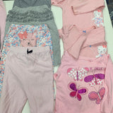 15 Baby Girls 12 Months Long Sleeve One Pieces Long Pants Clothes Lot