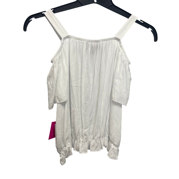 New IN Girl San Francisco Girls XL Off Shoulder Rayon Gathered Peasant Blouse