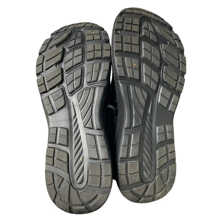 Zove Mens 8 Black Mesh Wide Toe Box Lace Up Non Slip Ultra Light Athletic Shoes