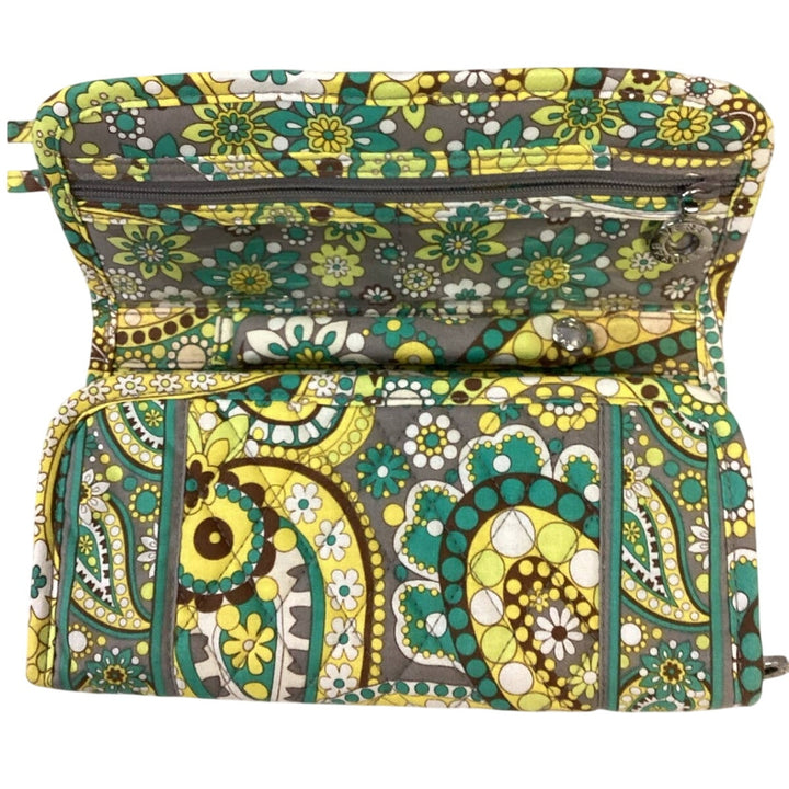 Vera Bradley Paisley Zippered Pockets Jewelry Foldover Organizer Travel Case