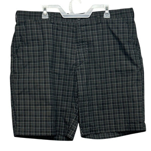 PGA Tour Mens Size 40 100% Polyester Long Plaid Board Athletic Golf Shorts