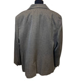 JM Collection Plus Size 18W Brown Two Button Career Polyester Suit Blazer Jacket