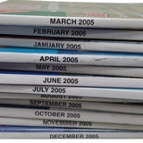 Vintage 2005 QST National Assn Amateur Radio Magazine FULL Year 12 Issues Lot