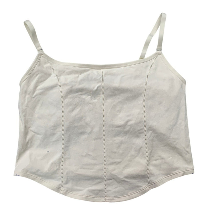 New Aerie Womens XXL Soft Muslin Off White Superchill Seamless Corset Bra Top
