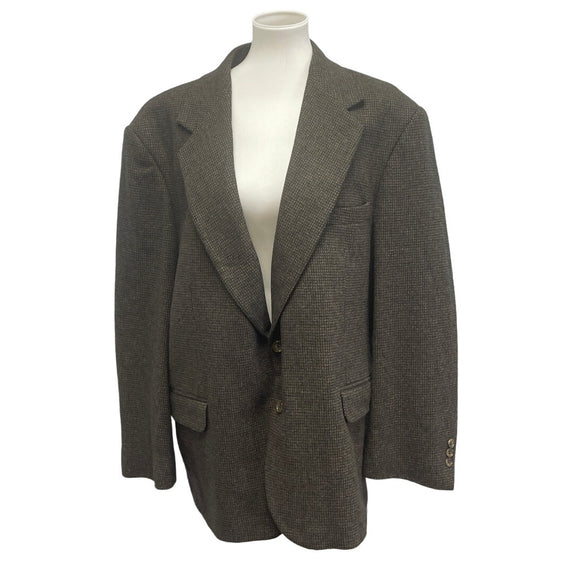 Cambridge Classics Mens 31L 54W 100% Wool Long Sleeve Button Up Suit Jacket Only