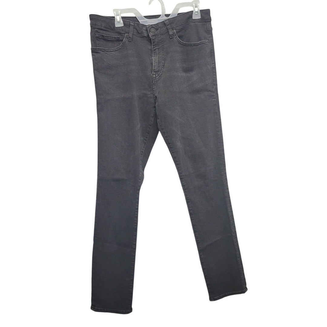 Express Mens 32x32 Stretch Cotton Spandex Black Skinny Denim Jeans