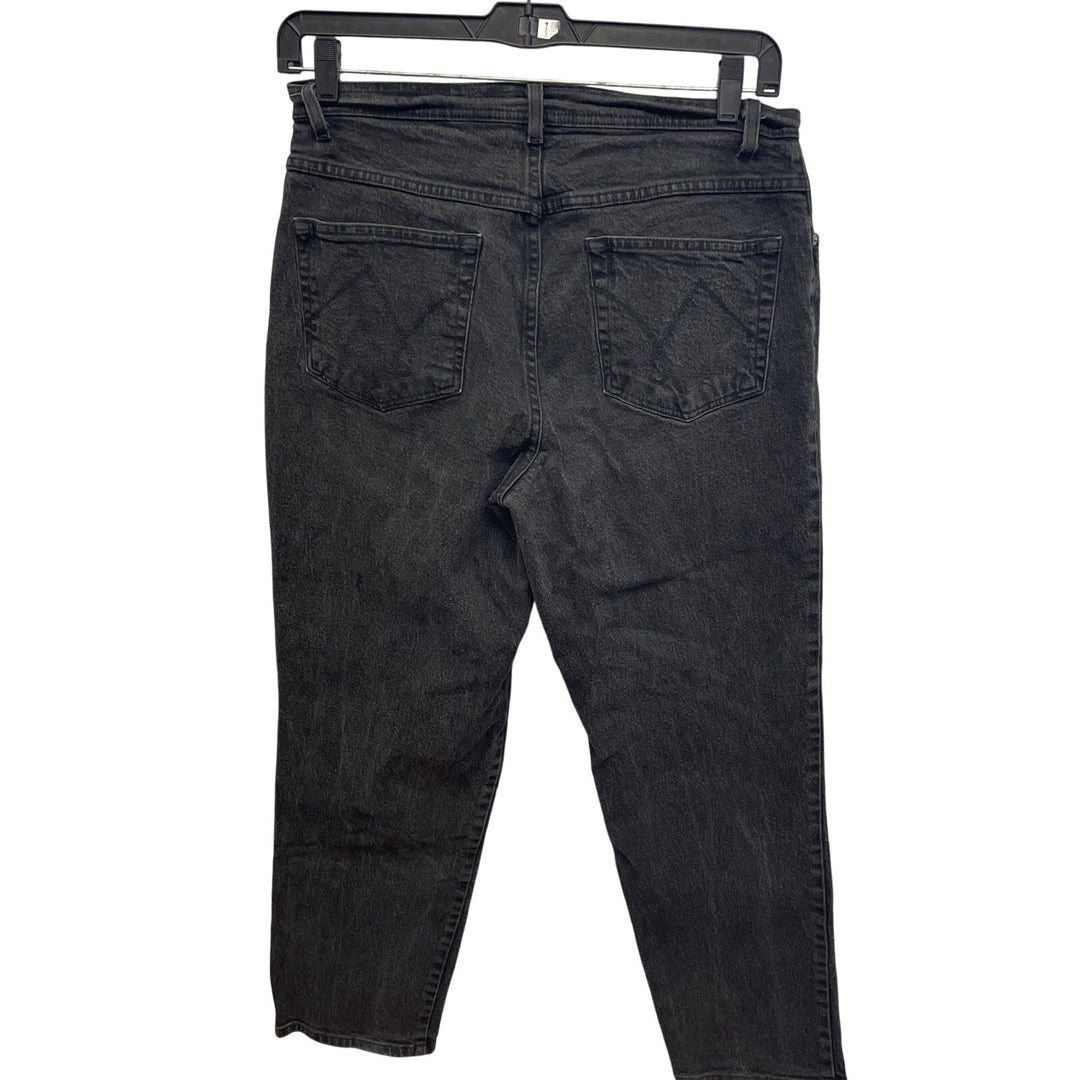 JMS Just My Size Womens 16W Black Cotton Stretch Straight Leg Denim Jeans