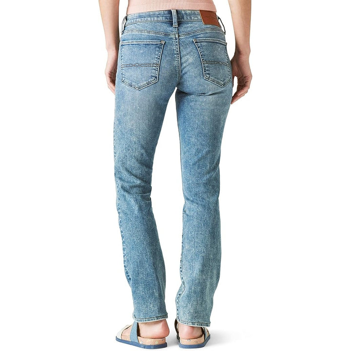 NWT New Lucky Brand Womens Size 16 Sweet Mid Rise Straight Denim Blue Jeans