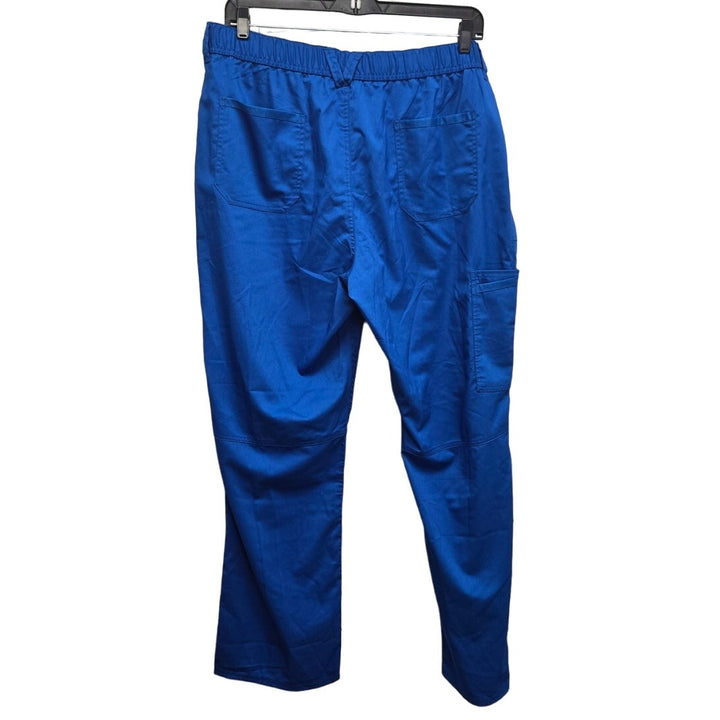 New Revolution Mens Modern XL Royal Blue Drawstring Waist Scrub Pants w Pockets