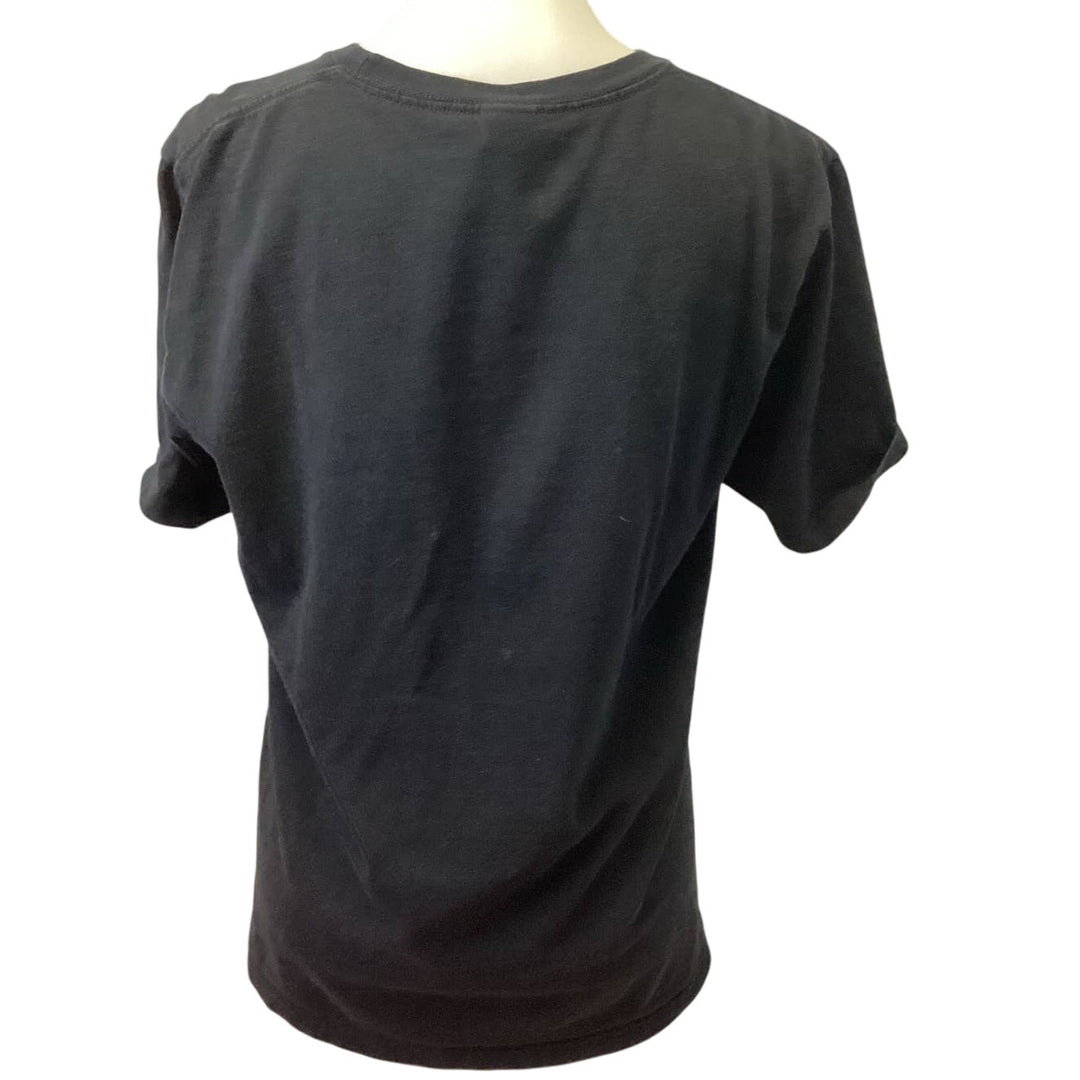 The North Face Womens Medium Short Sleeve Cotton Blend Logo Crew Neck Tee Shirt