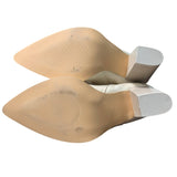 Vomira Womens Size 10 Cream Embroidered Knee High 4" Heel Cowboy Boot Shoes