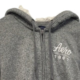 Aeropostale Womens Large 100% Polyester Long Sleeve Full Zip Hooded Jacket