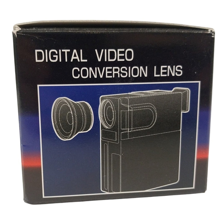 Vintage Kenko KNT-20 Digital Convertion Video Camera Lens w Stepping Ring