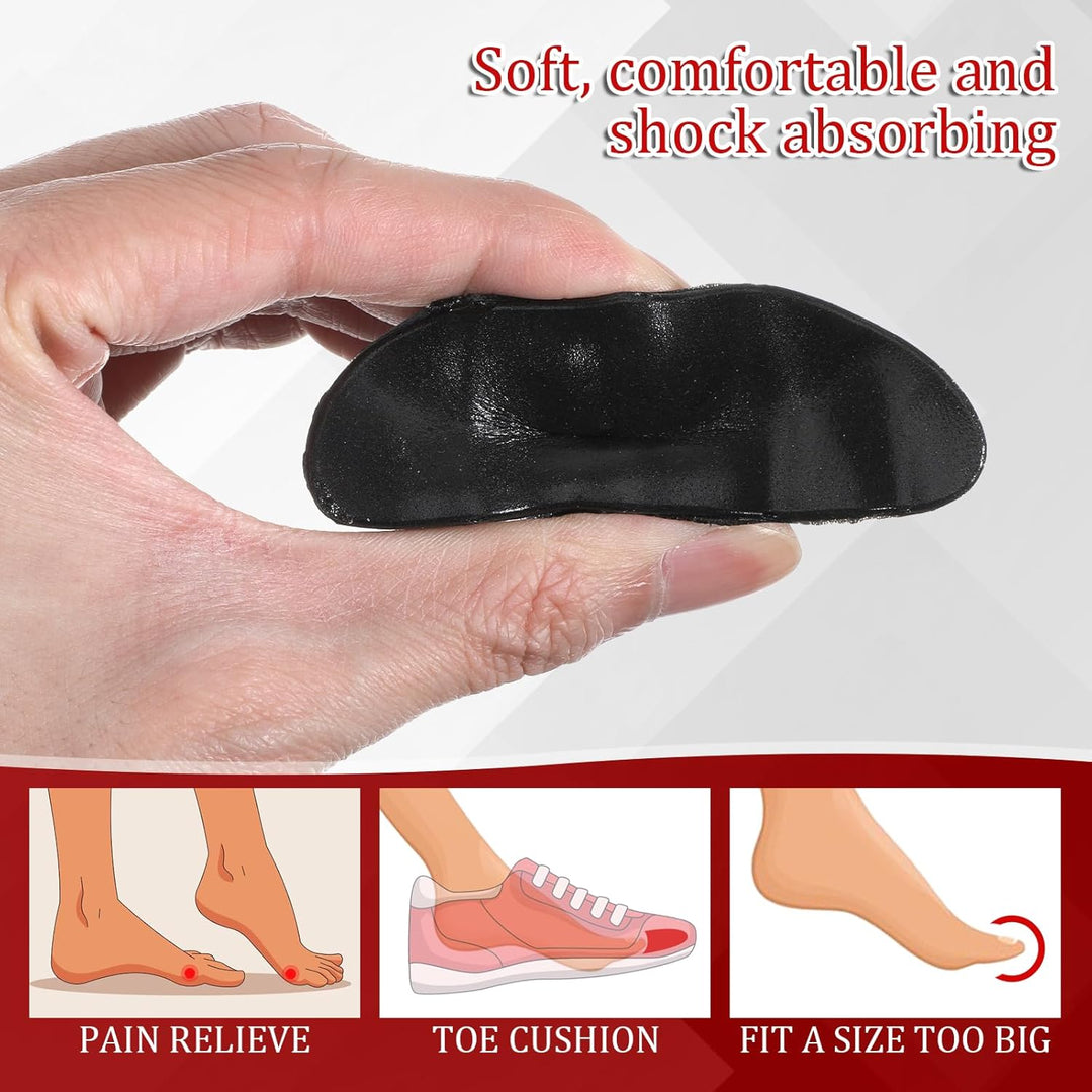 New Teaaha Black PU Shoe Cushion Inserts, 4-Piece Set
