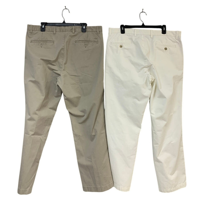Lot of 2 Dockers Mens Size 38 X 30 100% Cotton D3 Classic Fit Khaki Denim Pants