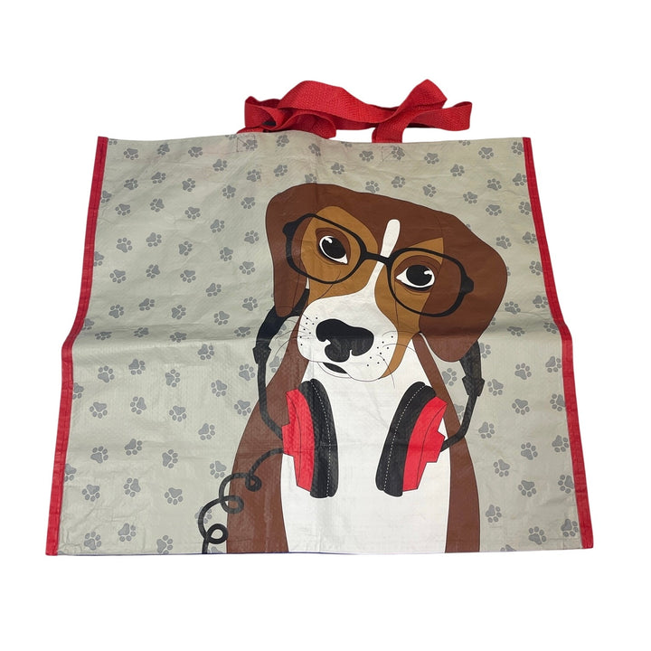 Lot of 6+ Reusable Dog Fruit Animal St Louis Cityscape Handle Shopping Tote Bags
