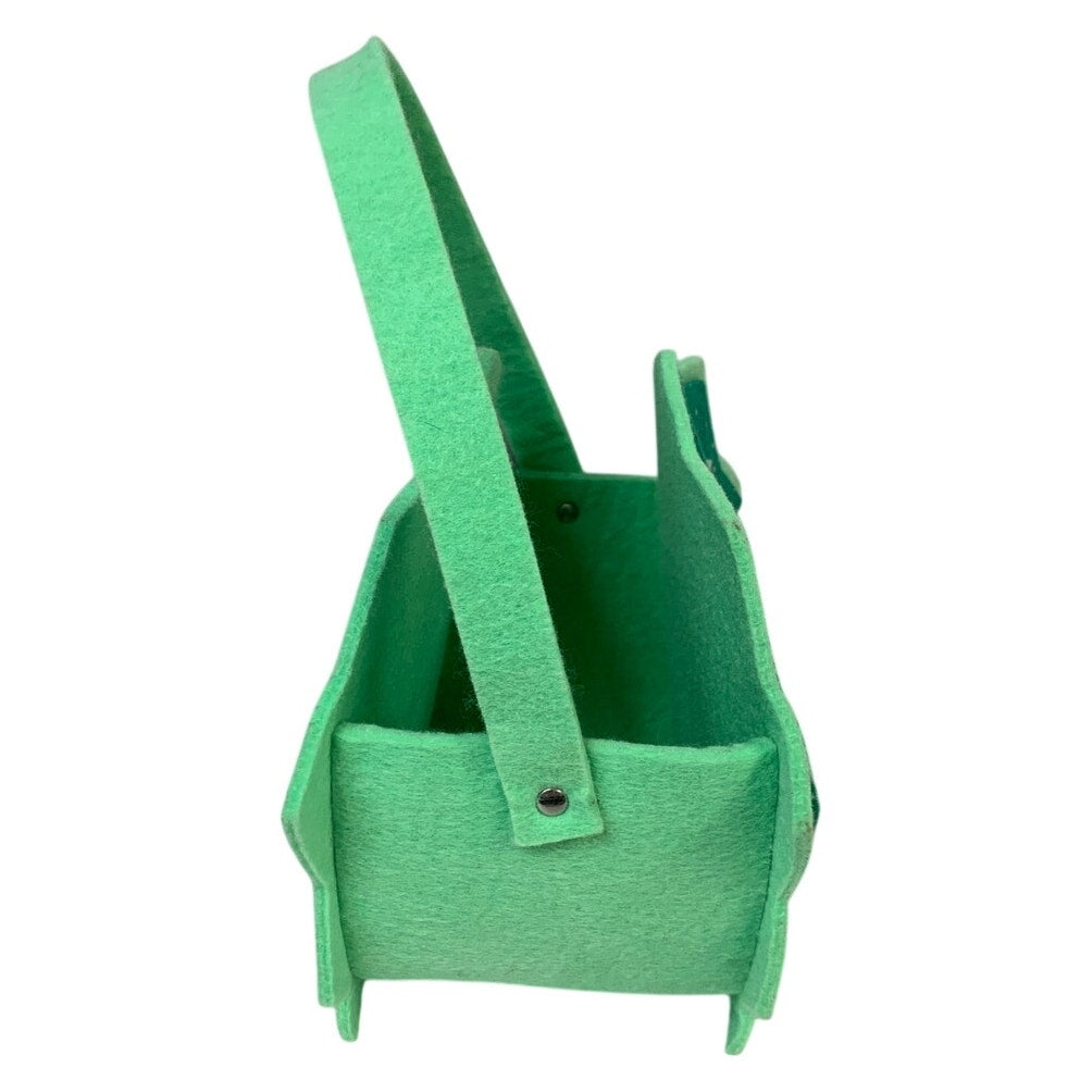 Target Childrens Green Felt Triceratops Dinosaur Bowtie Decorative Easter Basket