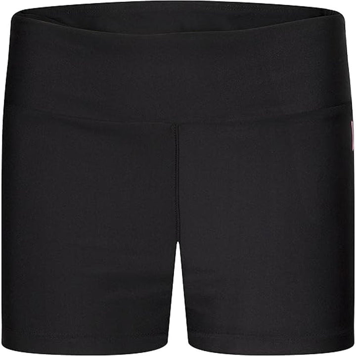 New Hurley Girls Small Black UPF 50+ Pull On Polyester Blend Board Swim Shorts
