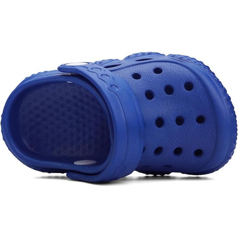 New Inminpin Toddler Boys Size 5.5 Blue Clogs Sandal Breathable Non Slip Shoes