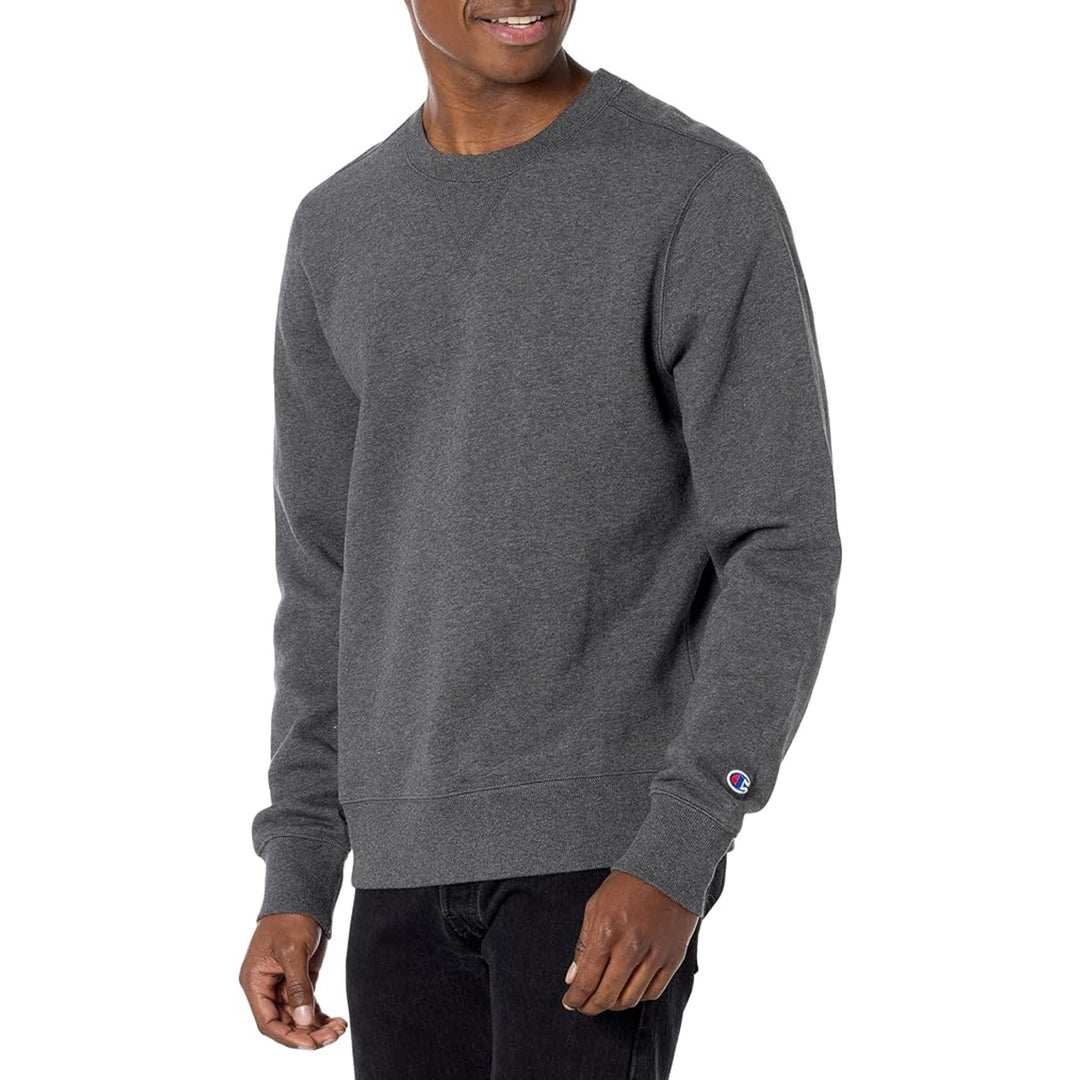 New Champion Unisex Small Gray Pullover Sweatshirt w Bonus Plaid Flannel Hoodie