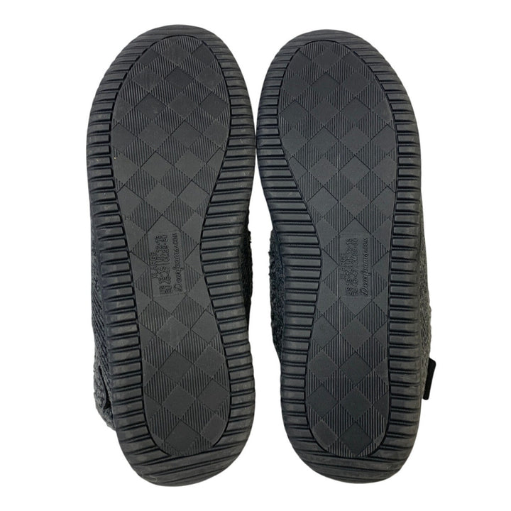 Dearfoams Mens Large 11-12 Gray Tweed Memory Foam Washable House Slippers