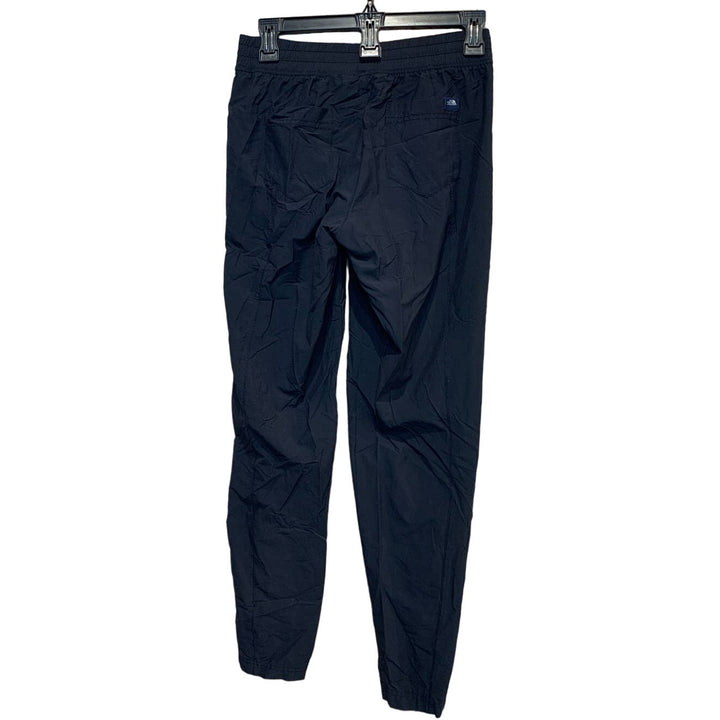 The North Face Womens Sze 2 Regular Long Black Nylon Elastic Waist Pants Pockets
