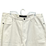 Rocawear Mens Size 40 100% Cotton Long White Denim Jean Shorts Jorts