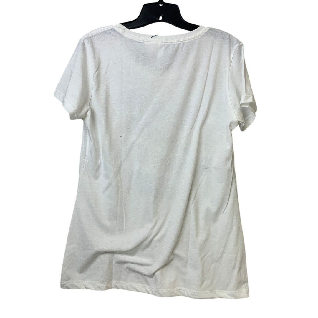 New Hand Printed Womens XL Live In The Moment Before It&