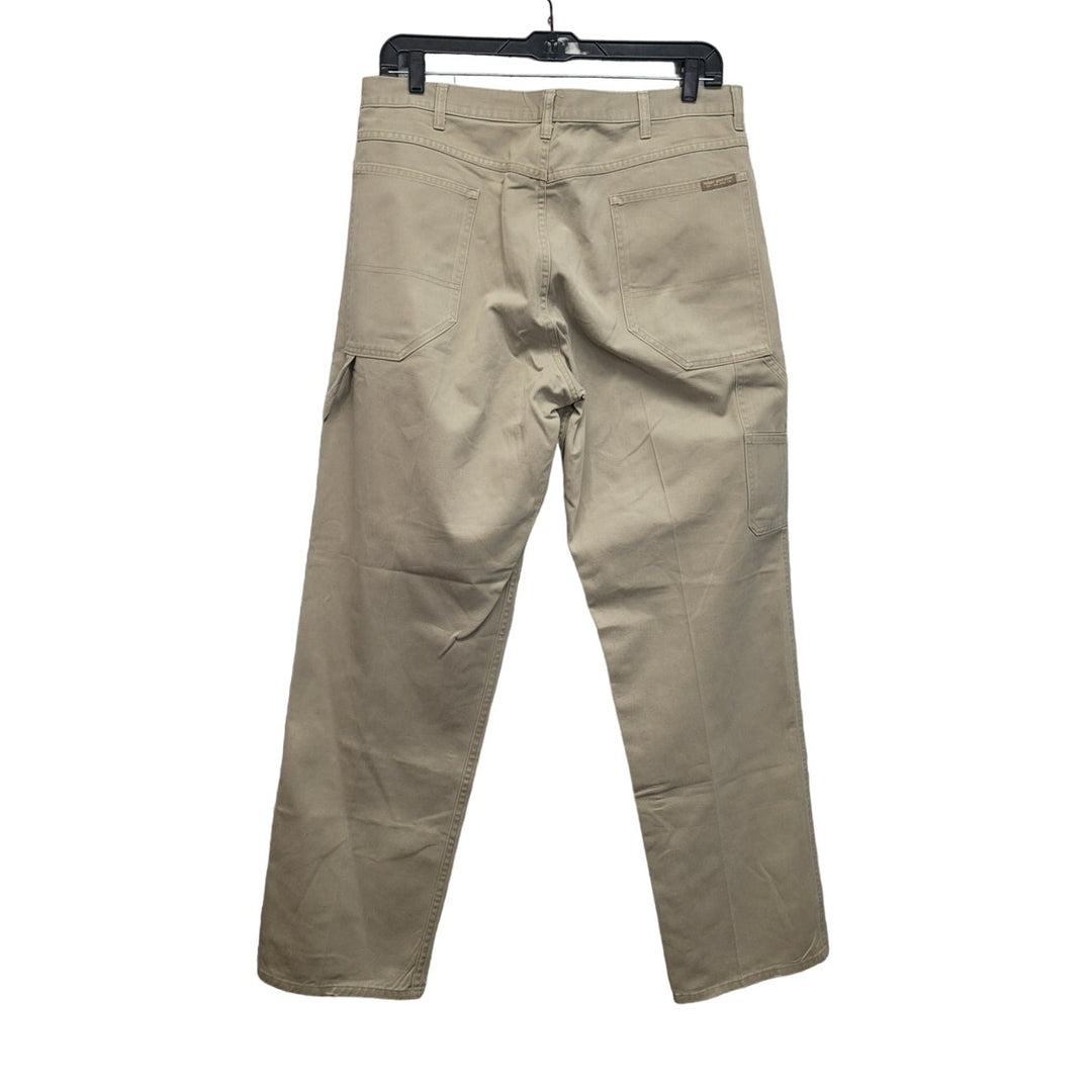 Haggar Generations Mens 38X34 100% Cotton Multi Pocket Flat Front Pants