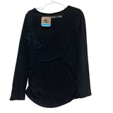 Hand Printed Upcycled Child Medium Equality Rainbow Pride Long Sleeve Tee
