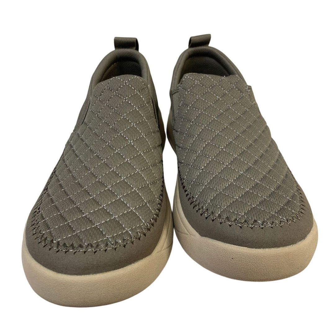 Staheekum Womens Size 9 Taupe Sneakers Quilted Slip On Round Toe Shoes