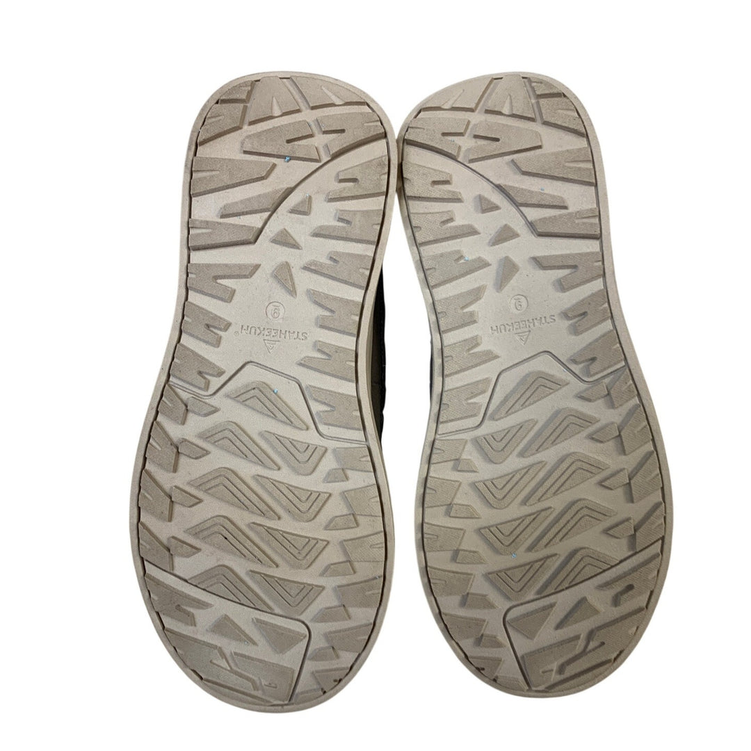 Staheekum Womens Size 9 Taupe Sneakers Quilted Slip On Round Toe Shoes