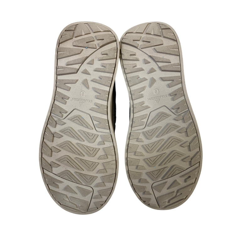 Staheekum Womens Size 9 Taupe Sneakers Quilted Slip On Round Toe Shoes