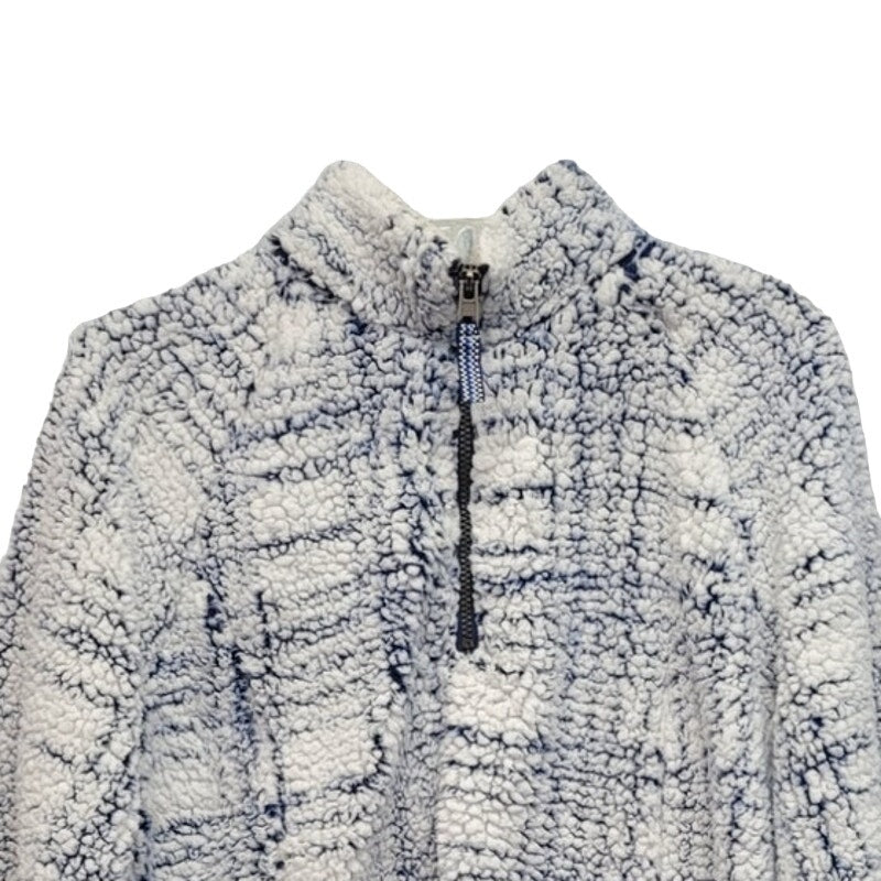 Cozy Sherpa Womens Large 100% Polyester Quarter Zip Long Sleeve Sherpa Jacket