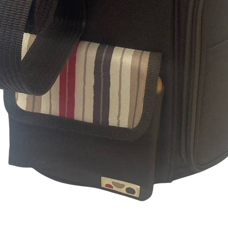 NEW Picnic Time Meritage Insulated Triangular Cooler Picnic Tote w Utensils MOKA