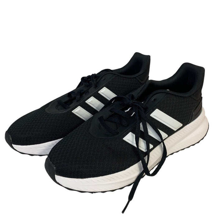 Adidas Mens Size 8.5 Black White Sneaker Lace Up Low Top Round Toe Athletic Shoes