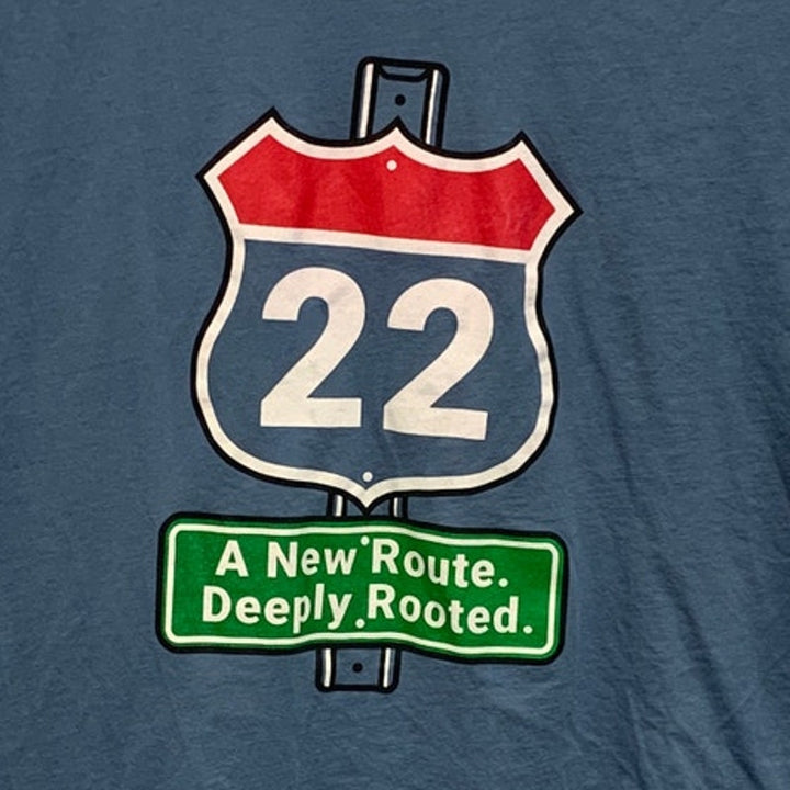 Morning Star Church Mens 2XL New Route Deeply Rooted Short Sleeve Tee Shirt