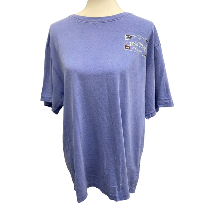 Alvins Island Collection Mens XL Destin Flordia Short Sleeve Crew Neck Tee Shirt