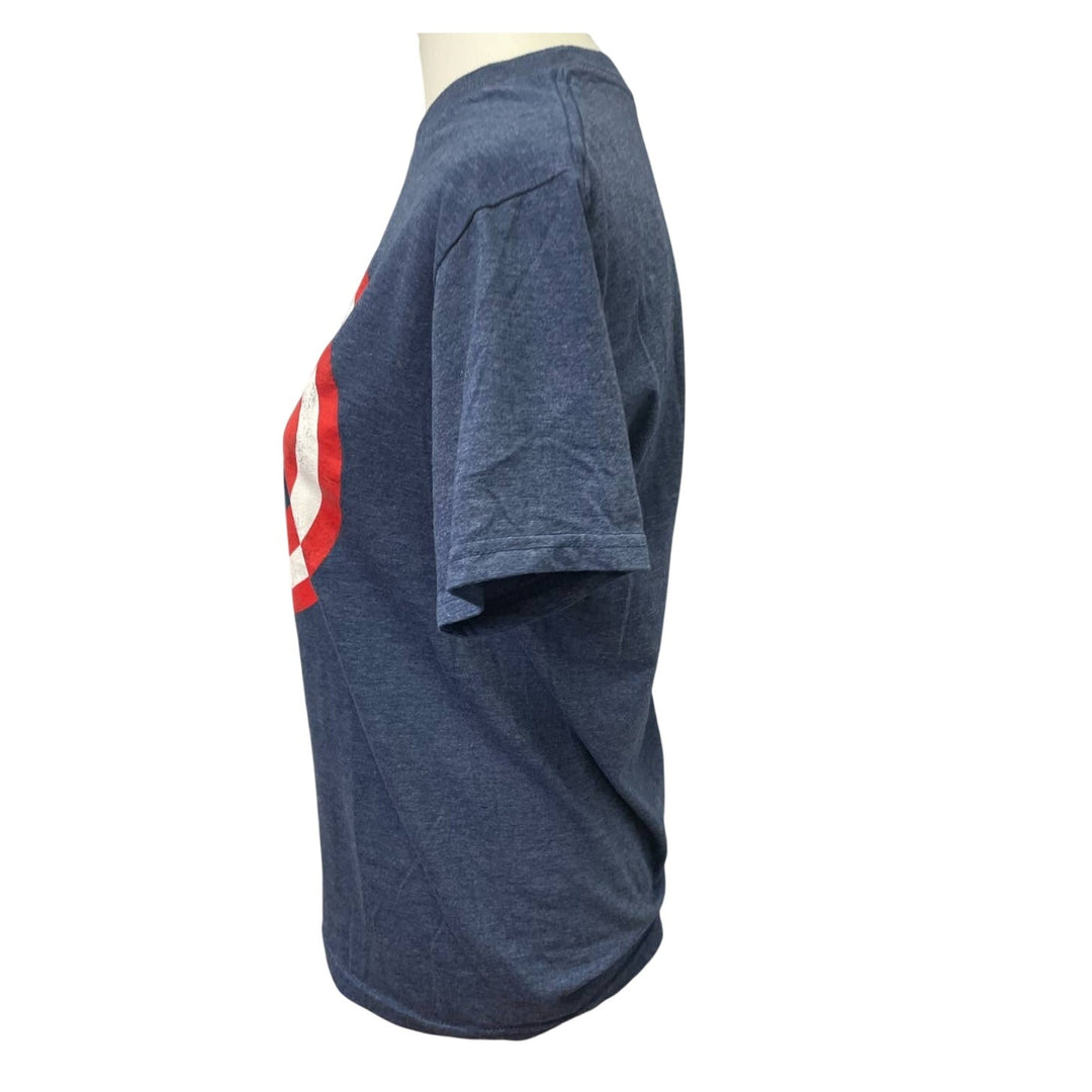 Marvel Captain America Womens Small Cotton Blend Short Sleeve Crew Neck Tee