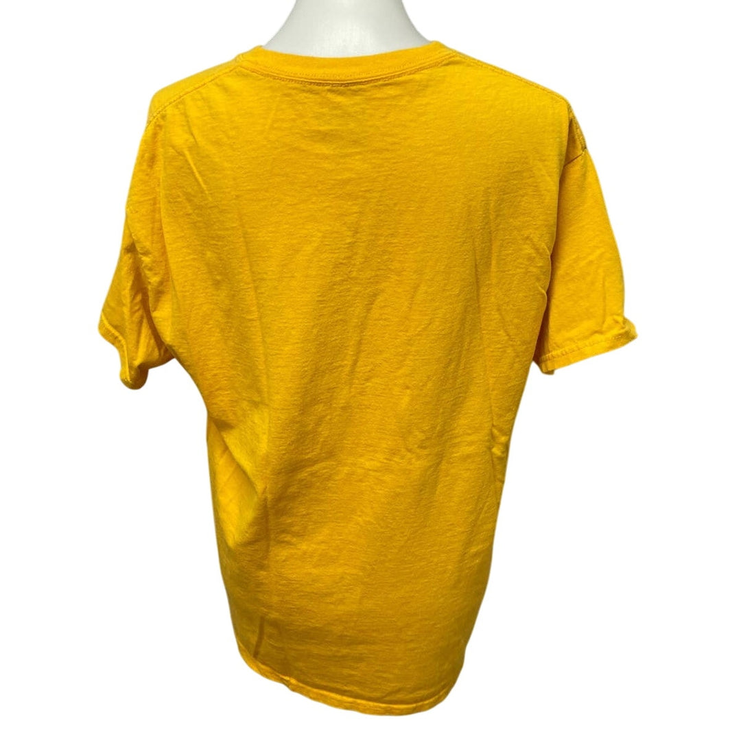 Blue 84 Mens Large US Army 15t Armored Division Cotton Blend Crew Neck Tee Shirt