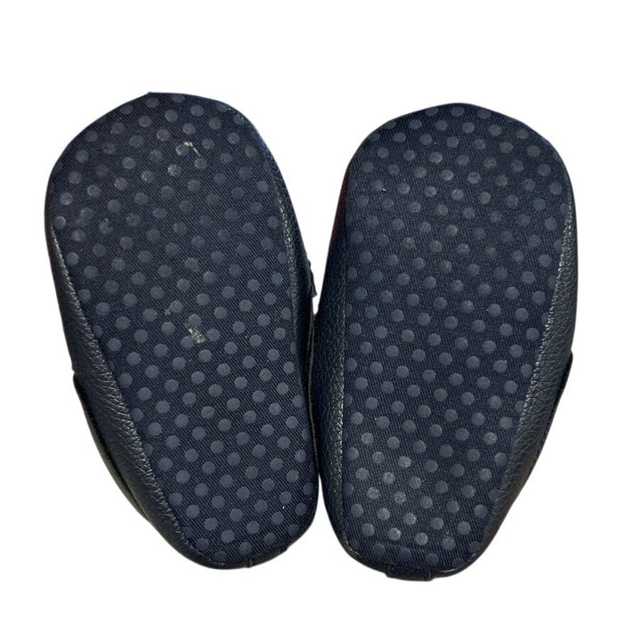 Moceen Baby Boys 12 -18 Months Navy Loafers Soft Sole PU Leather Moccasins Shoes