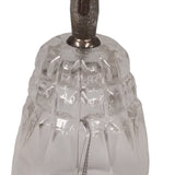 Vintage Princess House Genuine Lead Crystal Silver Plated Handle Hand Bell