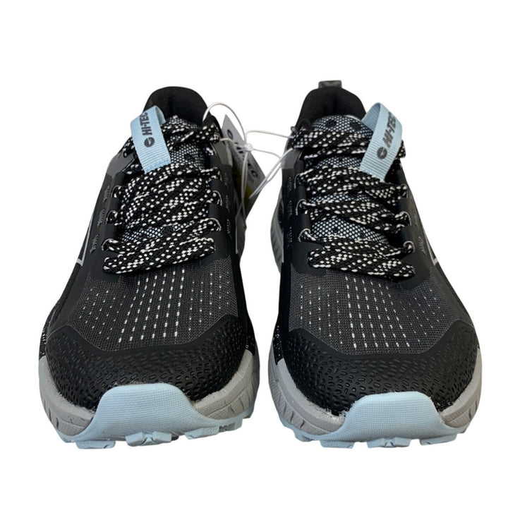 New In Box Hi-Tec Womens Size 6 Black Gray Lace Up Comfort Athletic Shoes