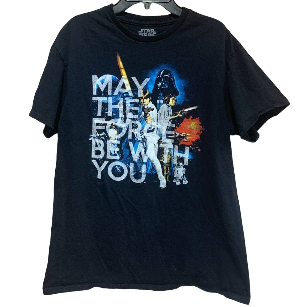 Fifth Sun Star Wars Medium May the Force Be With You Luke Leia Han Vader Tee